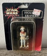 Lot of 5 STAR WARS Episode 1 Figurine Eraser Darth Maul R2 Anakin Sebulba NOS