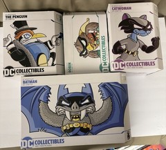 DC Collectibles Artists Alley: Batman, Robin, Catwoman Penguin by Joe Ledbetter