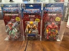 Mattel Masters of the Universe Teela Green He-Man 40th Beastman Lop w/Cases