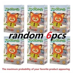 MINISO Zootopia Nick Plush Toy Charm Confirmed Blind Box Pendant Best Gift HOT**