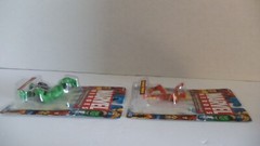 2 TOY BIZ 2.5″ MARVEL HEROES MINIATURE POSEABLE ACTION FIGURES HULK/HUMAN TORCH
