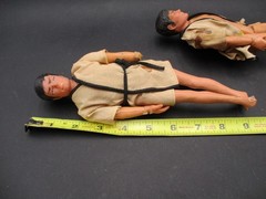 2 Vintage Durham Bruce Lee Kung Fu Karate Action Figures AS IS for Parts