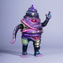 Paul Kaiju Unchiman Midnight Bloom Japanese Soft Vinyl Sofubi Figure Poop Art
