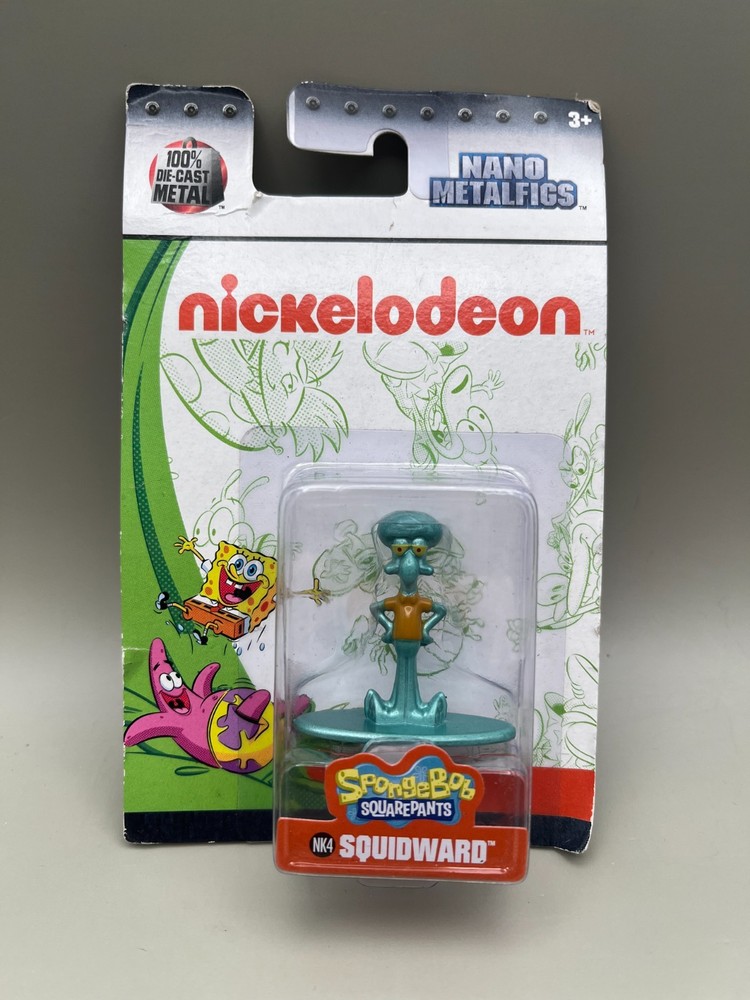 Jada Nano Metalfigs Squidward NK4 SpongeBob Nickelodeon Die-Cast Figure NEW