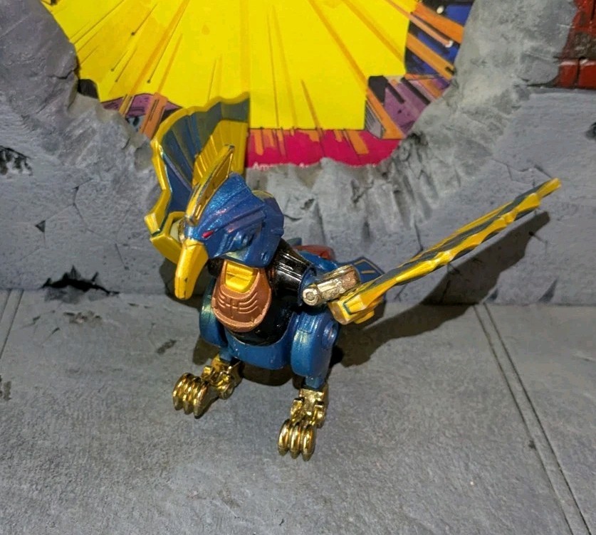 Power Rangers Wild Force Animus Blue Condor Zord Bandai 2002 Excellent Condition