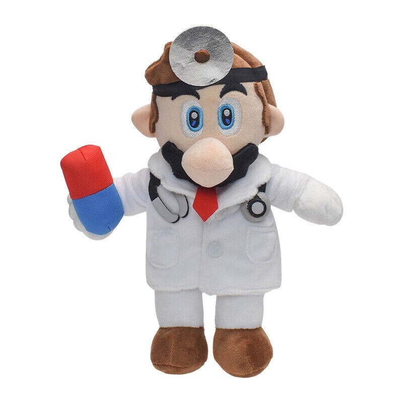 Super Mario Bros. Doctor Mario Animal Plush Toys Doll 8 Inches Kids gift