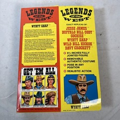 VTG 1973 Wyatt Earp Legends of the West Figure Excel Toy Hong Kong 9.5″ NIB New