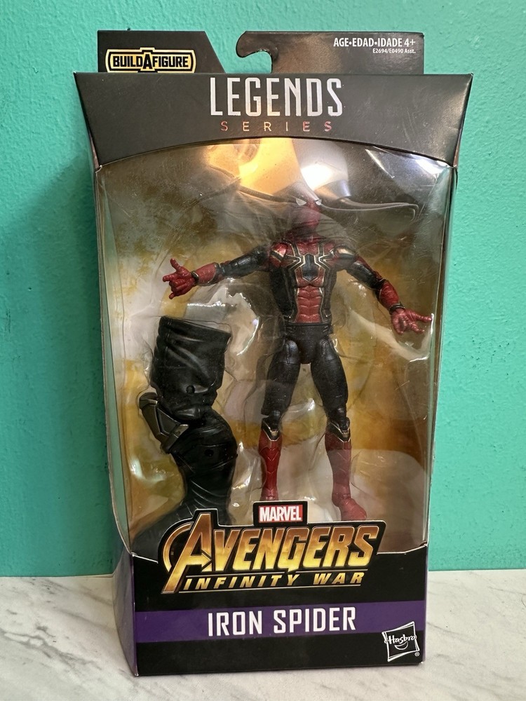 Marvel Legends Infinity War IRON SPIDER 6″ Figure BAF Thanos NEW Hasbro 2017