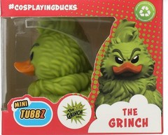 Set Of 4 Mini Tubbz Rubber Ducks Grinch, Santa Costume Grinch,Cindy-lou Who,Max