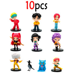10PCS Demon Hunters Action Figure PVC Toy K Christmas Birthday Gift