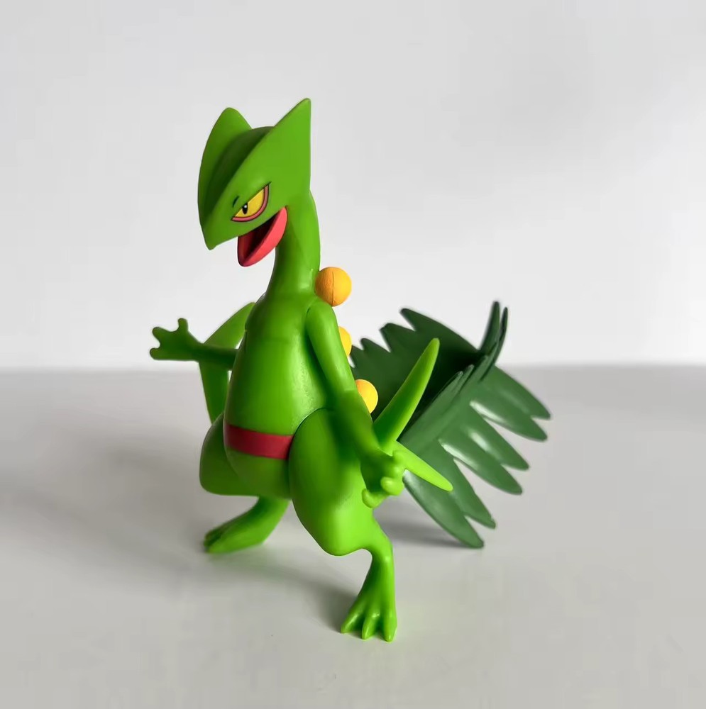 Brand New 10cm RarePokemon Sceptile Pvc Statue Action Figure With Box Gift