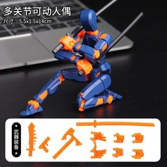 Titan13, Dummy 13, T13 Action Figure,Toy Robot, 3D Printed