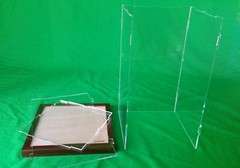 10 x 10 x 18 Display Case for Hot Toy Figures 1/6 Scale, Statue, Doll, LED Light