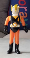 Vintage Toy Popy Mini Size Rainin Captor Orange 140mm