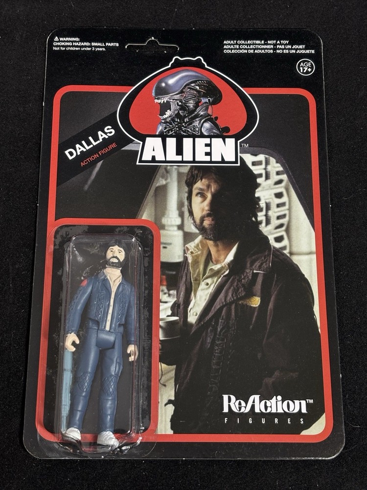 NEW 2013 Funko Super 7 ReAction Alien DALLAS 3.75 Inch Action Figure Toy