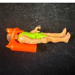 Vintage 1974 Fisher Price Adventure People Scuba Diver Figure with Orange Tank