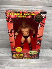 WCW 12″ Bill Goldberg Signature Series Old San Francisco Toymakers SHELF WEAR!!!