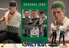Hot Toys TMS110 Netflix: One Piece Roronoa Zoro 1/6 Scale 12″ Figure Open Box