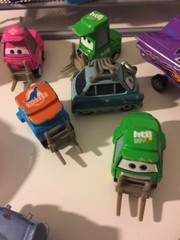 30 vehicle Disney Diecast 1:55 Scale Cars 1 & Cars 2 Race Day Characters N:B:B:B