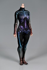 1/6 Elastic Jumpsuit Tight Clothing Fit 12” Female Action Figure