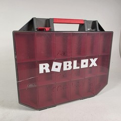 Large ROBLOX Carrying Case Almost Full Of Roblox Figures & Accessories GUC