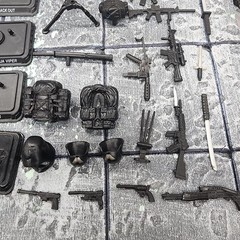 GI Joe ROC 25th Dollar General Black Cobra Trooper Flint Custom Kitbash Lot .