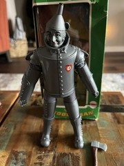 MEGO Wizard of Oz TIN WOODSMAN Jack Haley 8″ Figure DOLL w/AXE 1974 in BOX