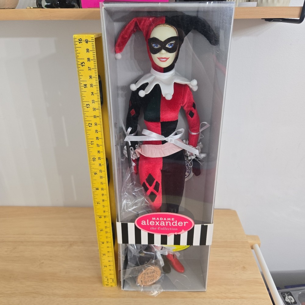 Harley Quinn Madame Alexander Doll 17 ” DC RARE Joker Suicide Squad Vintage Look