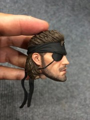 1/6 Hot Toys VGM15 Metal Gear Solid 3 Snake Head Sculpt for Action Figure