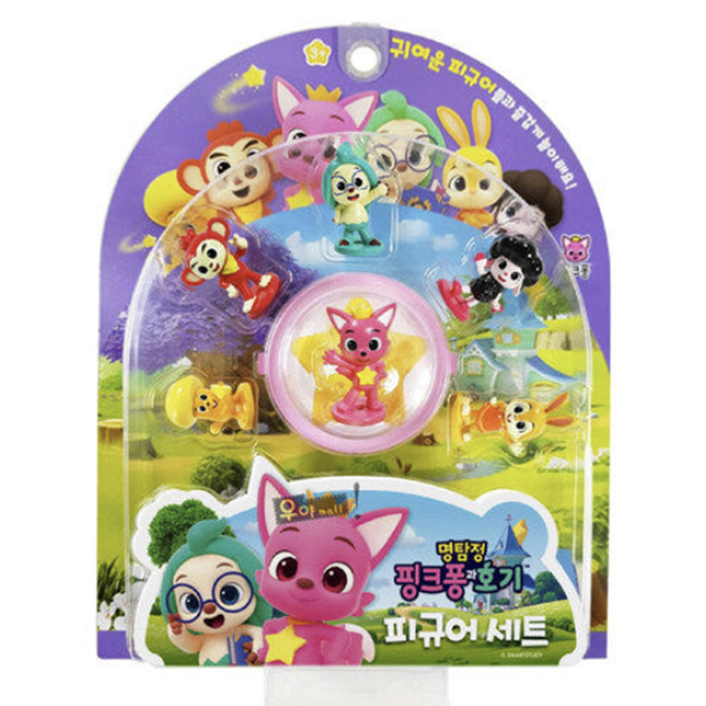 Pinkfong Hogi / Mini Rescue Team Car / Baby Shark Family Figure Set Korea Toy