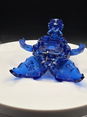 Bakugan Rubanoid Blue Aquos Translucent Gundalian Invaders DNA 620G READ!!!