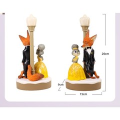 Enesco Authentic Disney Zootopia Nick Judy Formal Wear Figurine