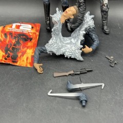 McFarlane Toys Movie Maniacs T2 T-1000 T-800 Action Figures 2001