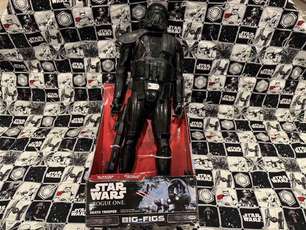 STAR WARS ROGUE ONE: DEATH TROOPER 19in JAKKS BIG FIGS DELUXE ACTION FIGURE SEAL