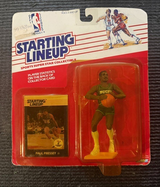 Milwaukee Bucks Paul Pressey 1988 Kenner NBA Starting Lineup Figure