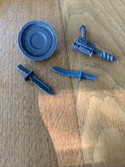 Big Lot Of Vintage TMNT Accessories Mixed Characters