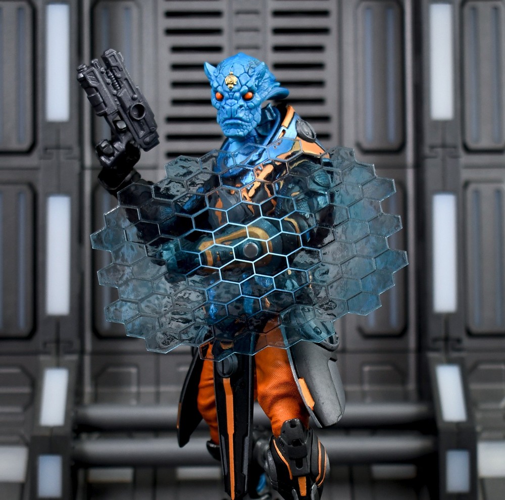 Energy Shield Accessory for Cosmic Legions Figures (Style 4)
