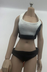 1/6 Female Flexible Seamless Doll Body For 12″ Greyish Posable Action Figure D