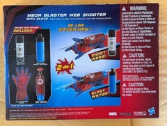 2012 Spider-Man Mega Blaster Web Shooter w/Glove NEW SEALED in Original case
