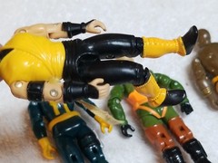 Vintage 1990s GI Joe Lot ARAH~ Street Fighter Lot Dhalsim, Para Guile, Scorpion