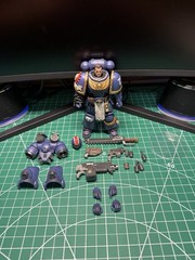 JoyToy Warhammer 40k Space Marine 2 Collectors Edition Titus, Gadriel, Chairon