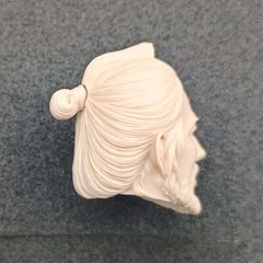 DIY 1/6 Miyamoto Musashi Japanese Samurai Head Sculpt Fit 12” Male Figure Body
