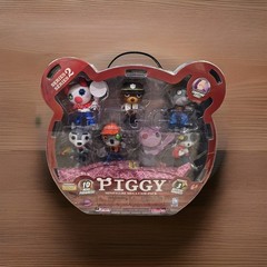 Roblox Piggy Mega Pack Series 2 10 Mini Figures Carry Case 3 Mystery EXC DLC!!