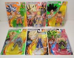 NEW LOT SET of 6 Dragon Ball Z Evolve 5″ Figures GOKU TRUNKS BROLY 2022 BANDAI