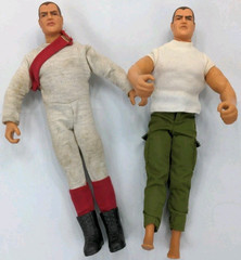 Vintage 1990’s G.I. Joe Adventure Team Figures Lot Of 2 Face Scar W/ Clothes