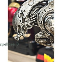 Alien Predator Mechanical Xenomorph Statue Action Figure Collectible Model Gift
