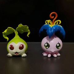 2-5cm Digimon Adventure Figures Gabumon Koromon Tokomon Collectible Toys
