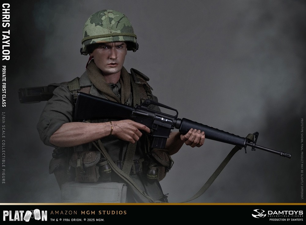 Pre-Sale DAMTOYS DMS046 1/6 Platoon Chris Taylor 12″ Male Action Figure Model
