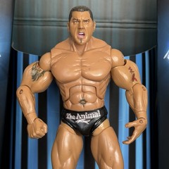 2005 WWE Jakks Pacific Batista The Animal Deluxe Aggression Wrestling Figure 7”
