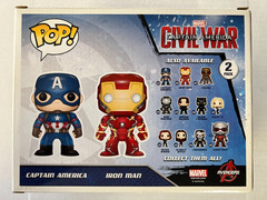 Funko Pop 2 Pack ~ Civil War ~ CAPTIAN AMERICA & IRON MAN ~ FYE Exclusive ~ NEW